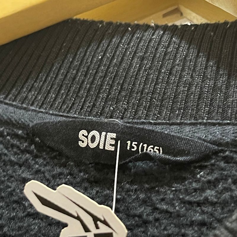SOIE Korean Cotton Heavy Eimbrodery Varsity Jacket, foto 6