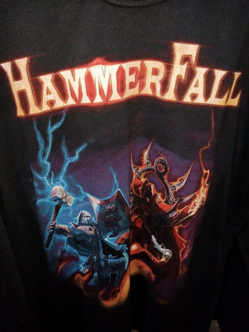 Long Sleeve kaos vintage band Hammerfall - Preloved