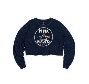 Pink Floyd Dark Side Of the Moon Crop Long sleeve