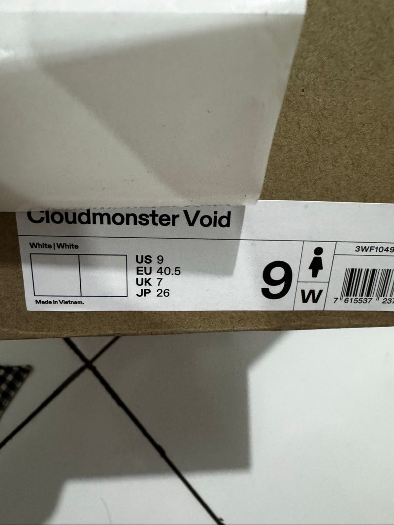 Sepatu ON Cloudmonster Void Woman, foto 4