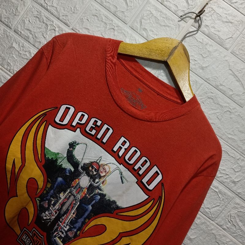 (M/L) Harley Davidson Open Road tshirts art, foto 4