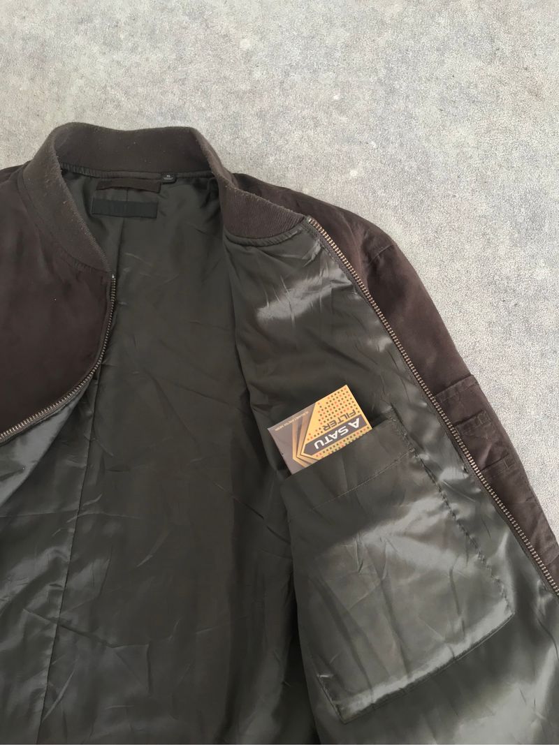Uniqlo Suede Faux Bomber, foto 5