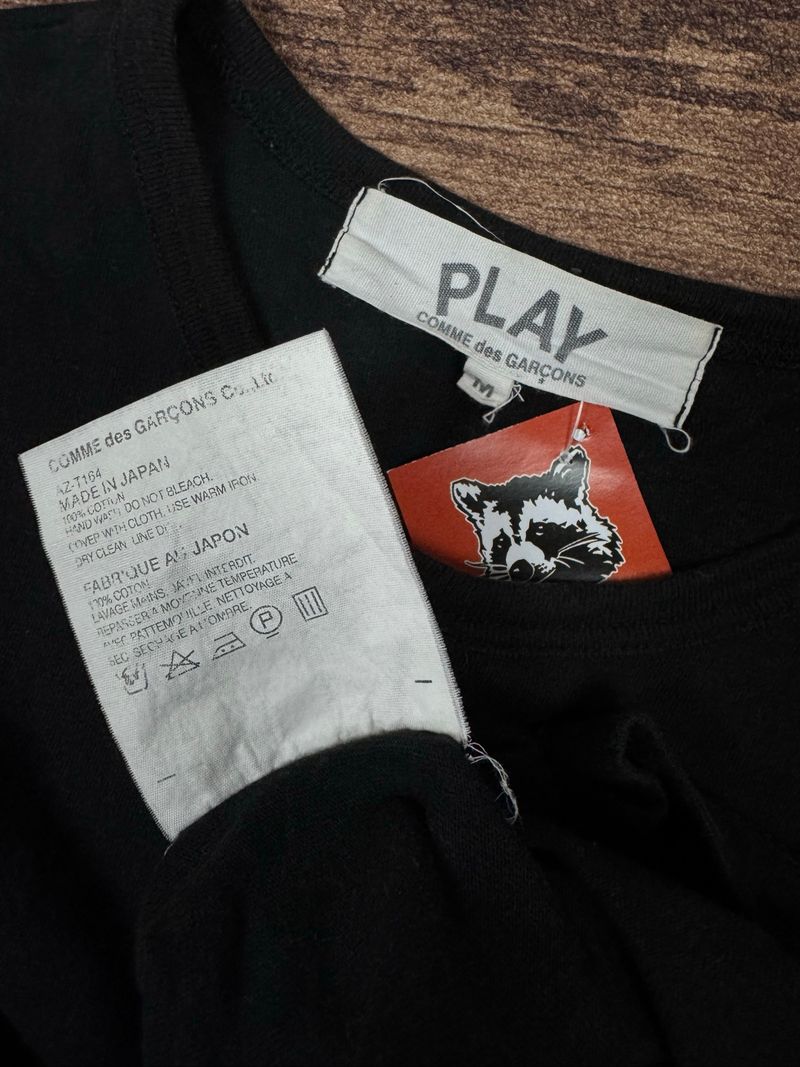 play CDG red heart patch tshirt #MRTS17, foto 5