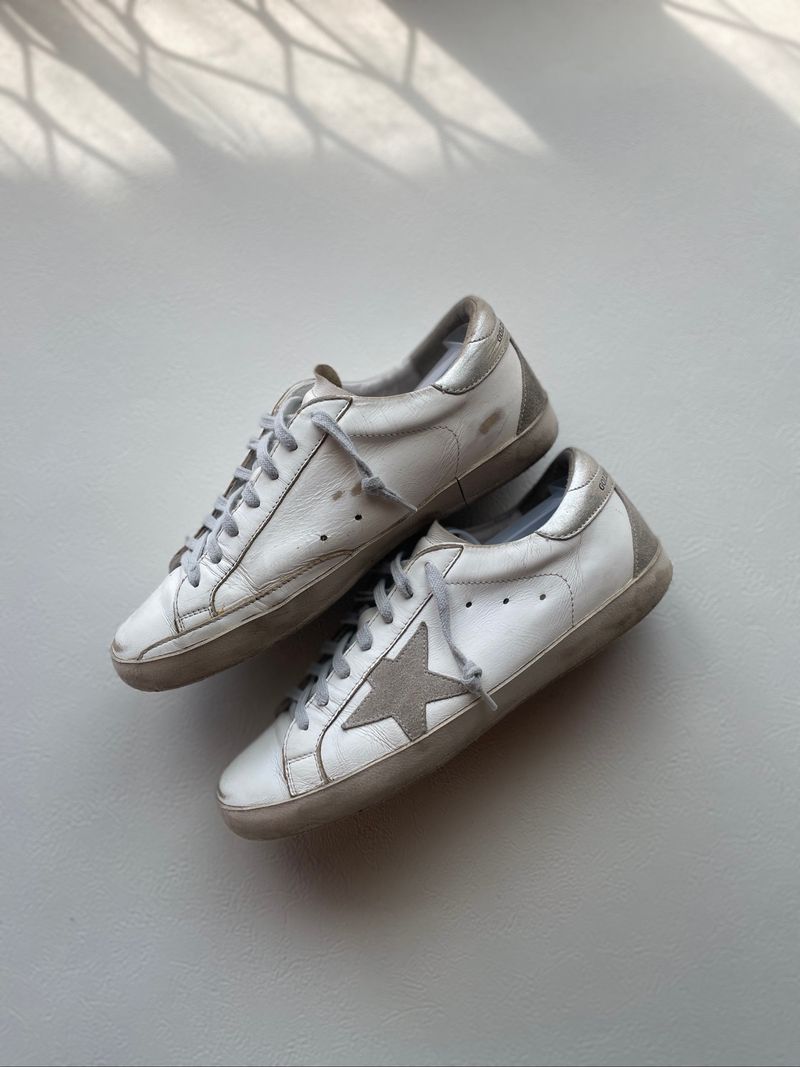 GGDB Golden Goose Superstar White Silver Tab, foto 2