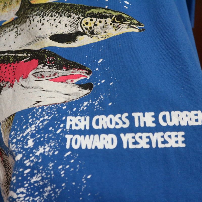 YESEYESEE Y.E.S Fishes Tee - Blue, foto 2