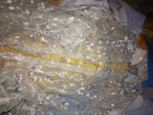 Gamis brokat buat acara kondangan tinggi 155