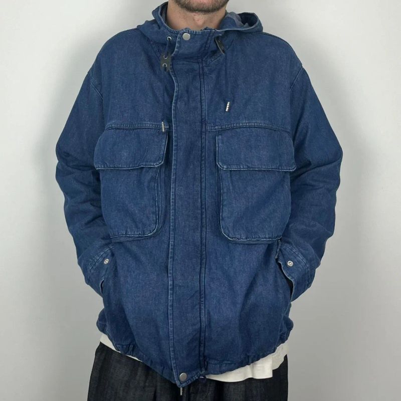 Uniqlo Casual Parka Pria navy, foto 8