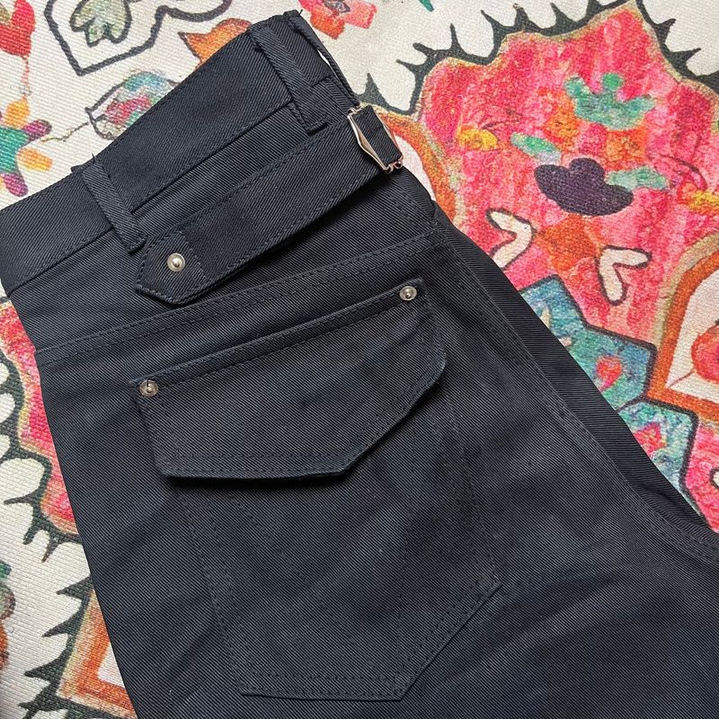 Loosetfit jeans raw denim, foto 3