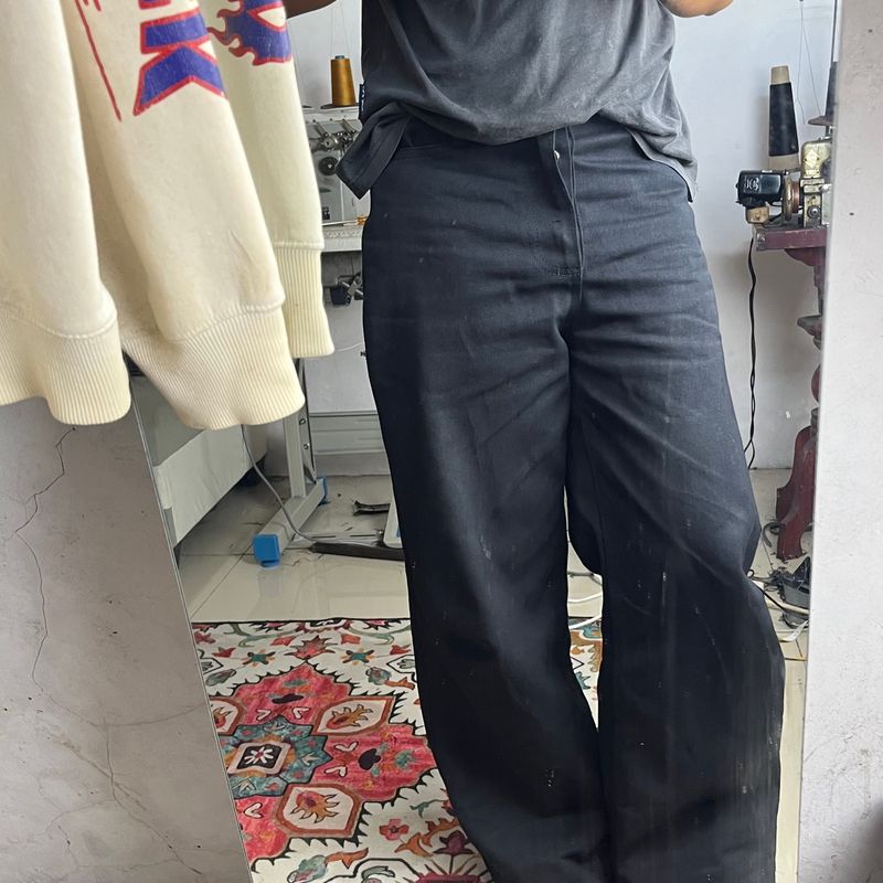 Loosetfit jeans raw denim, foto 6