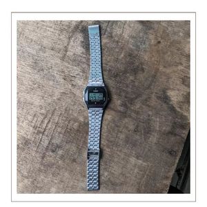 Casio Casual Watch Pria silver