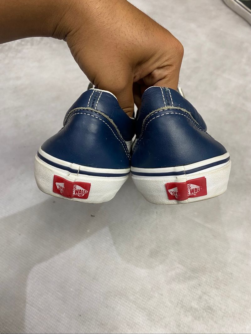 Vans oldskool blue leather, foto 5