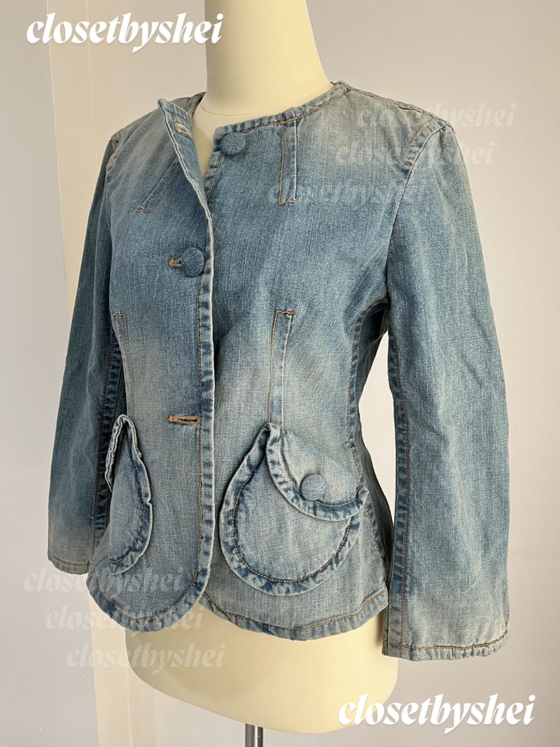 DKNY denim jacket Y2K, foto 3