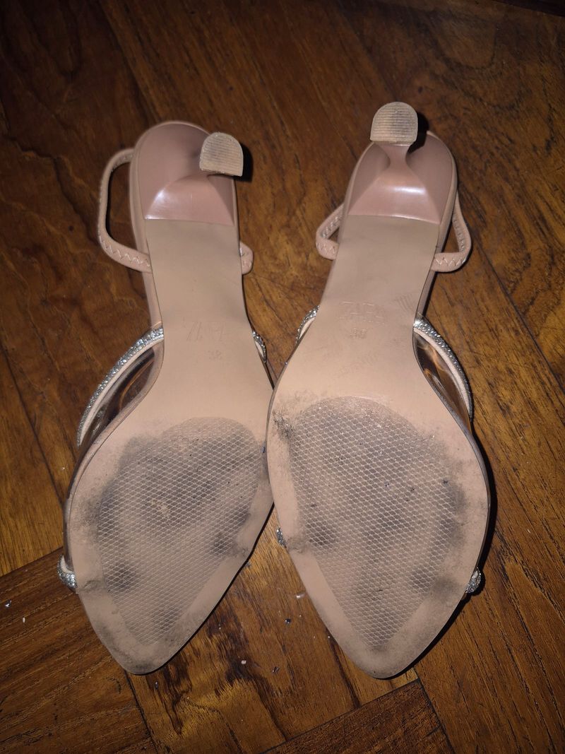 Zara High heel coklat muda 38, foto 4