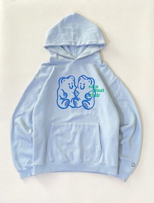 Hoodie Nice Ghost Club Blue