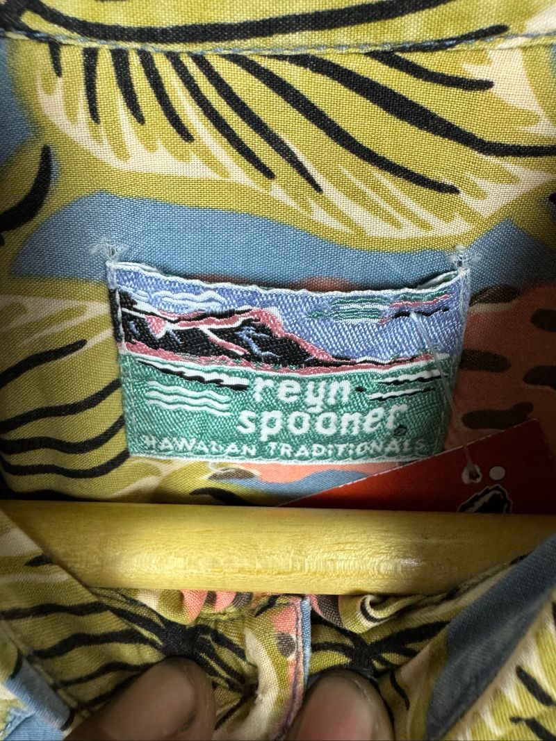 reyn spooner 100% rayon aloha pattern shirts #MRSH13, foto 3