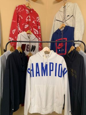 Champion Reverse Wave Hoodie white