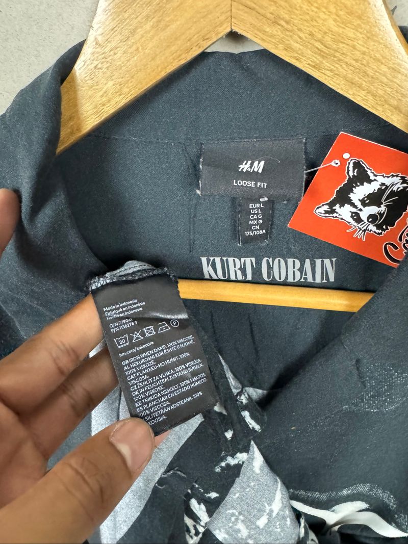 kurt cobain printed shirts #MRSH25, foto 4
