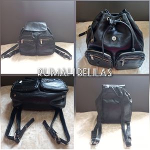 Streetwear Backpack Wanita black