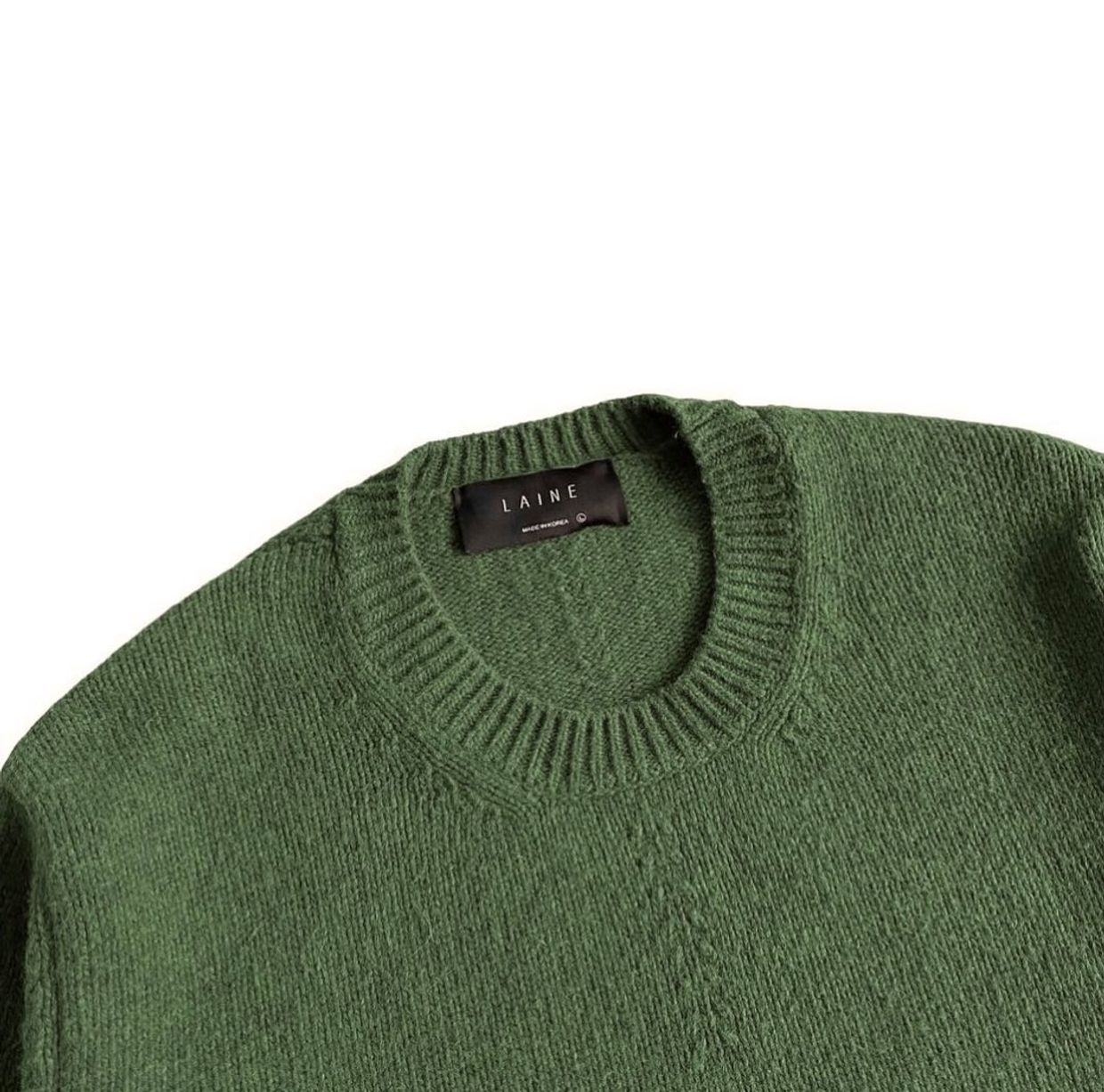 Minimalist Casual Sweatshirt Pria green, foto 3