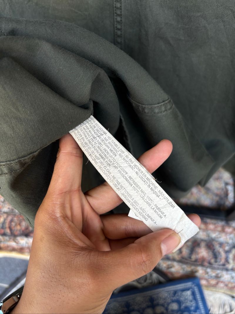 Stradivarius Green Army Military Napoleon Marching Jacket, foto 6