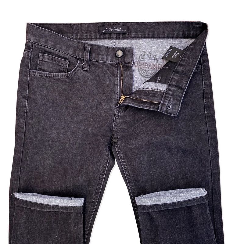 Emo Casual Jeans Pria black, foto 2