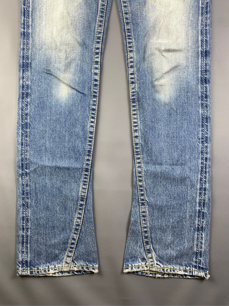 Rodeo Crowns Washed Blue Lowrise Engineered Jeans (31), foto 5
