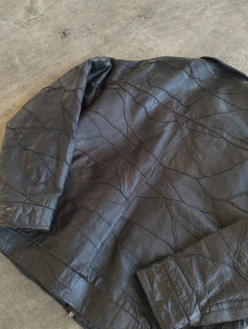 VTG USA STYLE LEATHER JACKET SIZE L, foto 9