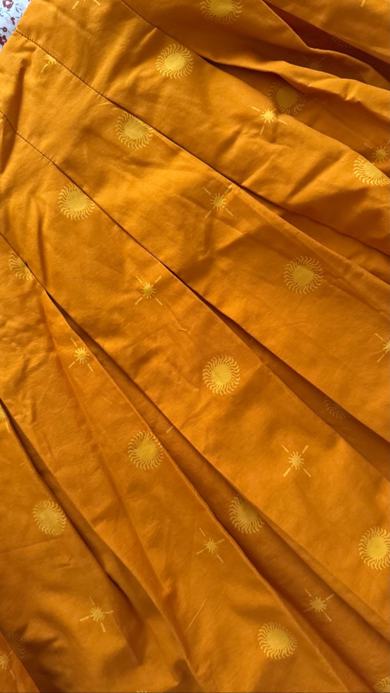 Oemah Etnik - Orange Serua Batik skort (extra), foto 4