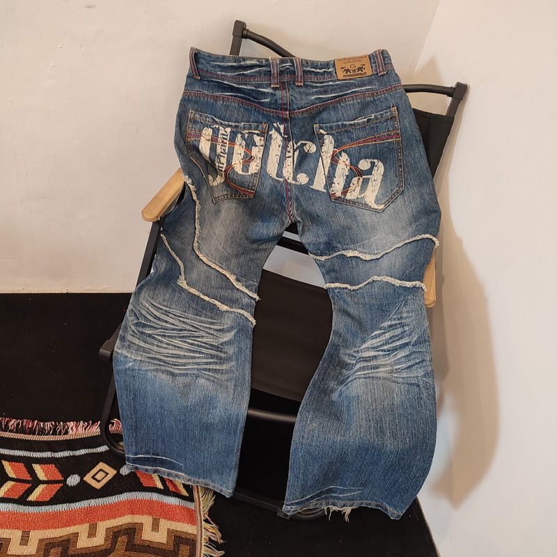 Gotcha Surf Spellout Jeans Vintage Distressed, foto 10