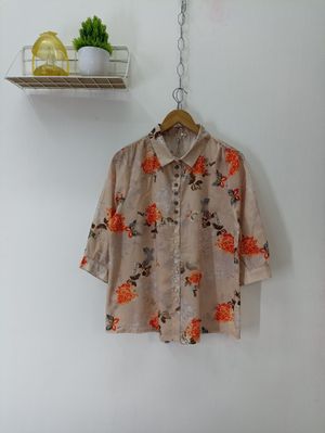 KEMEJA BUNGA BUNGA KOREAN BRAND