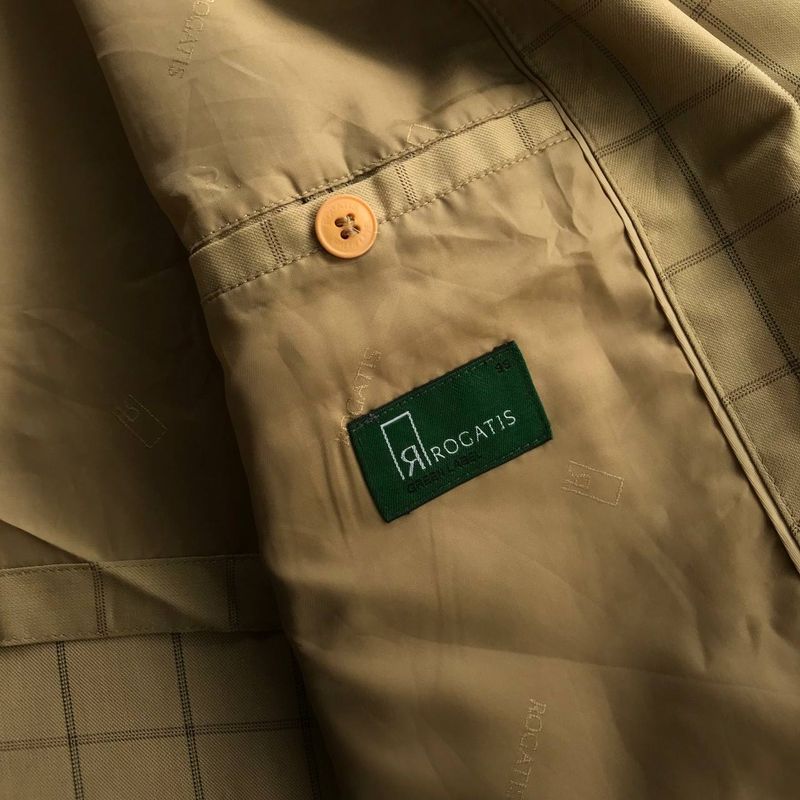 Casual Harrington jacket Pria tan cream, foto 5