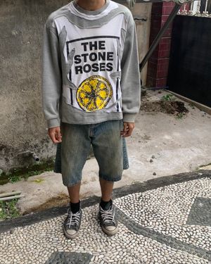 Reworked Band Collage Crewneck