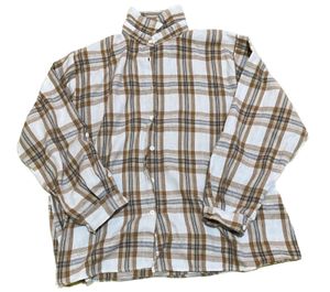 kemeja flanel oversize wanita