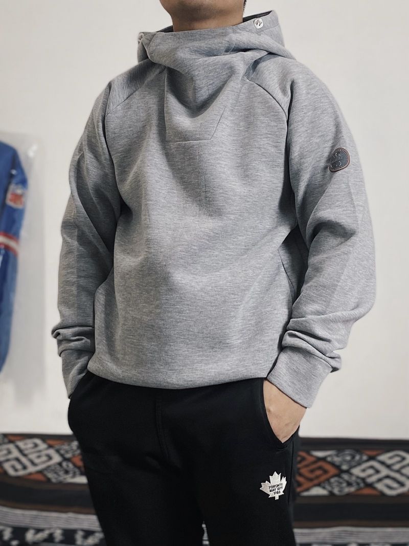 NAPAPIJRI GREY HOODED SOFTSHELL JACKET, foto 5
