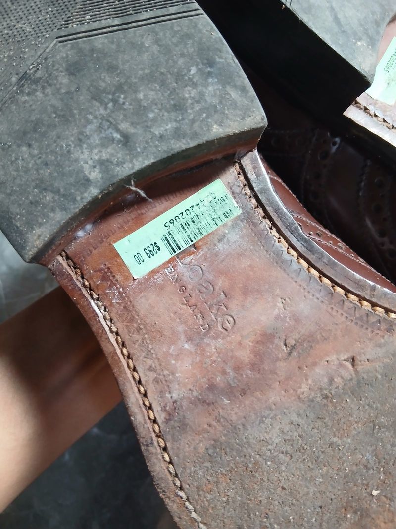 Vtg Loake Wingtip England, foto 6