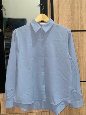 Kemeja Soft Blue