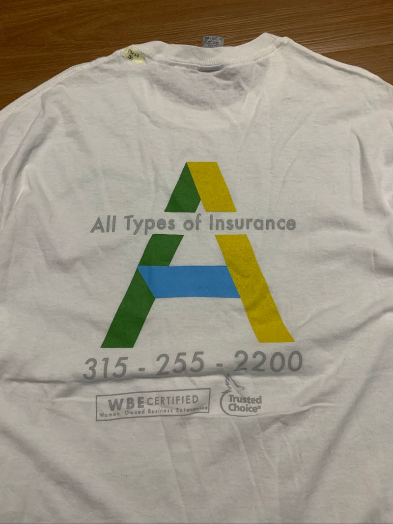 Gildan white tee, foto 2