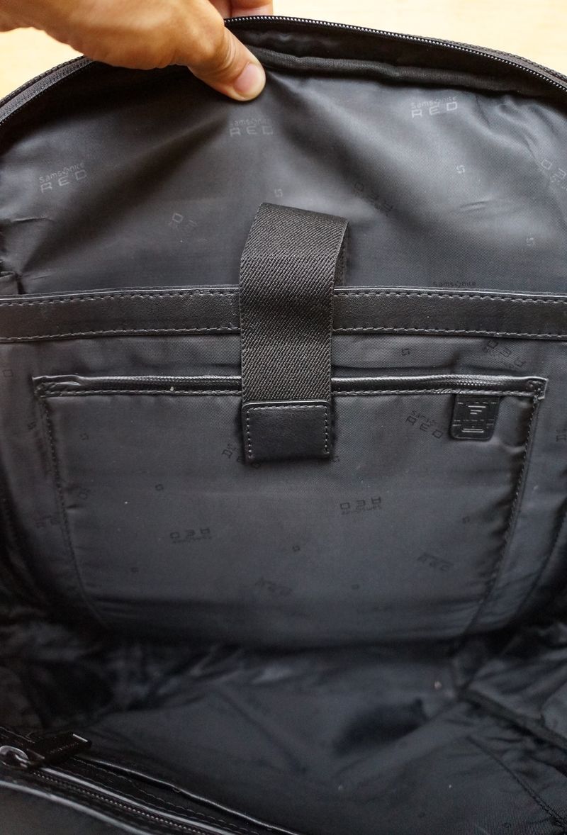 Samsonite Luxury Casual Bag Pria black, foto 4