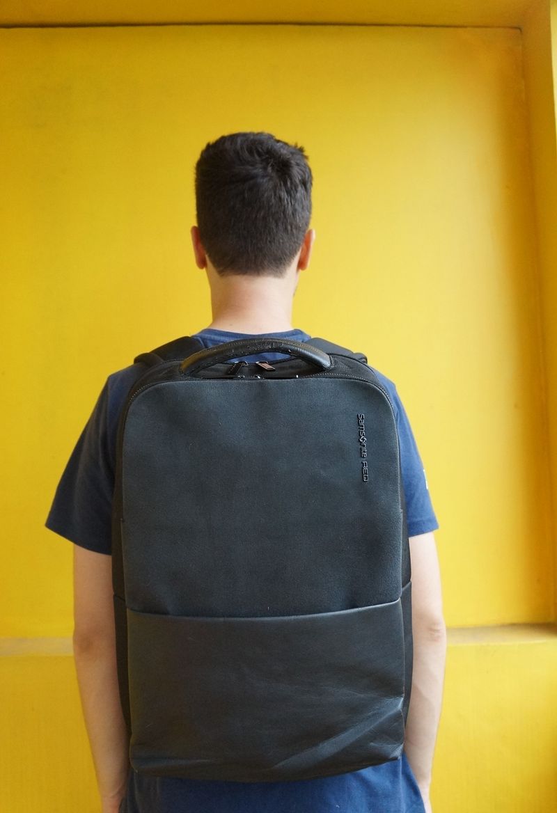 Samsonite Luxury Casual Bag Pria black, foto 7