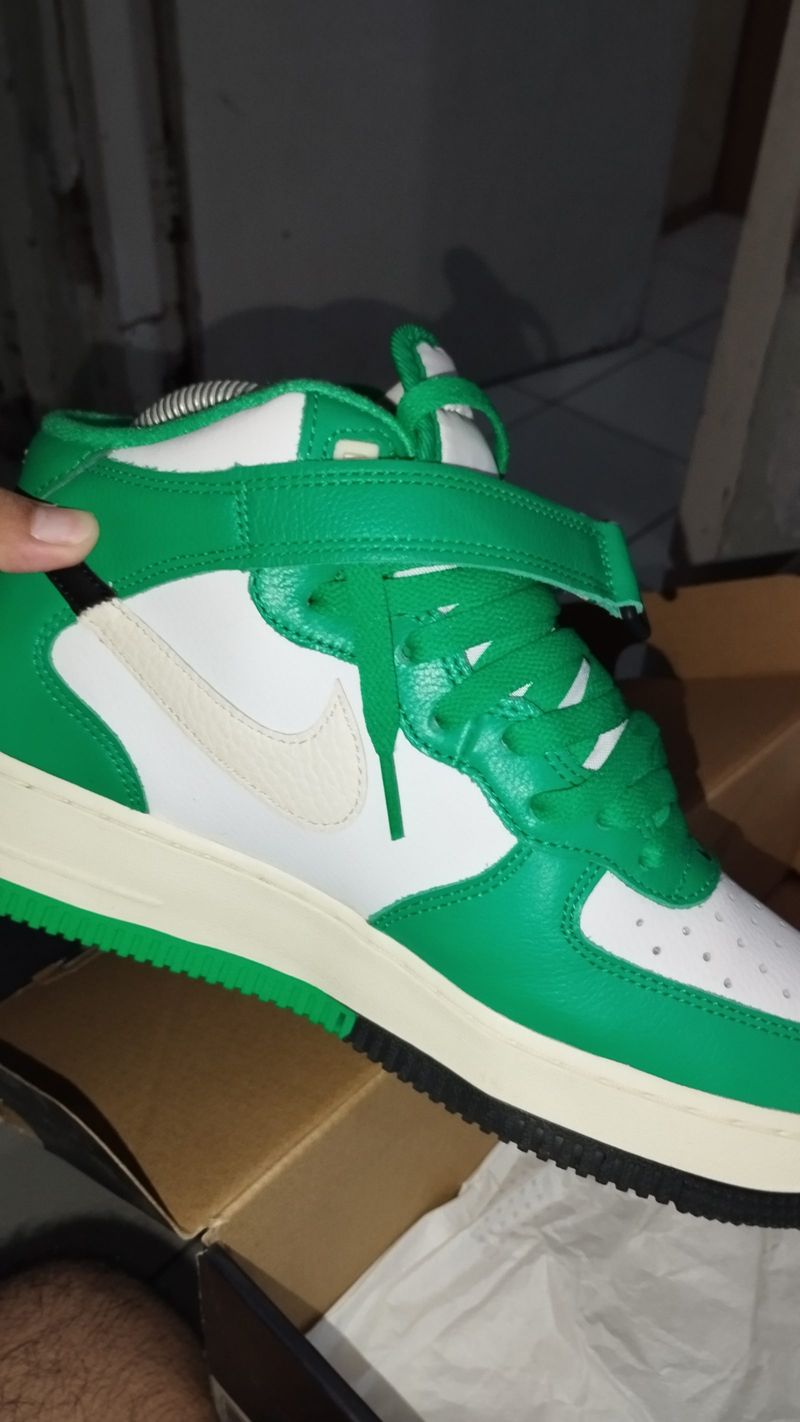 Nike air force 1 mid Green, foto 3
