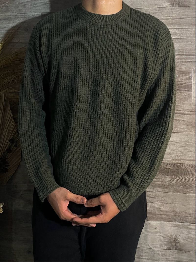 GU Uniqlo Waffle Green Army, foto 3