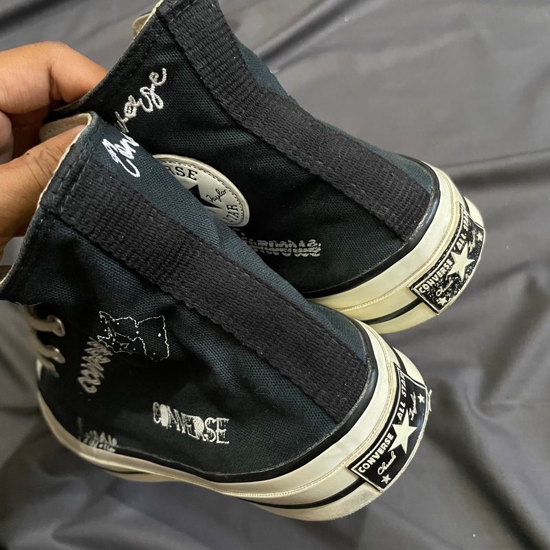 Converse Emo Indie Sneakers Pria white black, foto 5