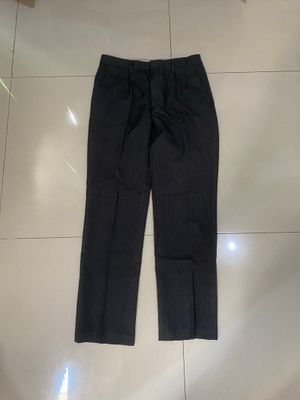 gray trousers