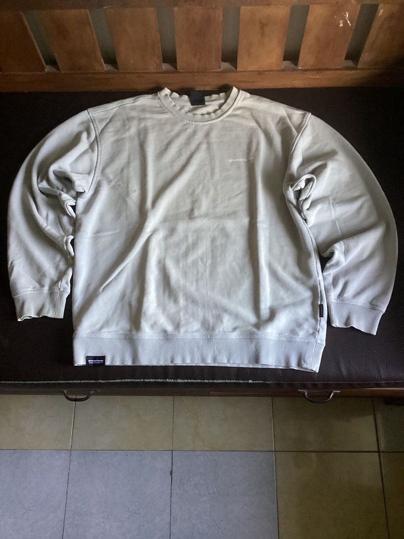 Sweatshirt Crewneck Basic grooverhym3  blue sage, foto 2