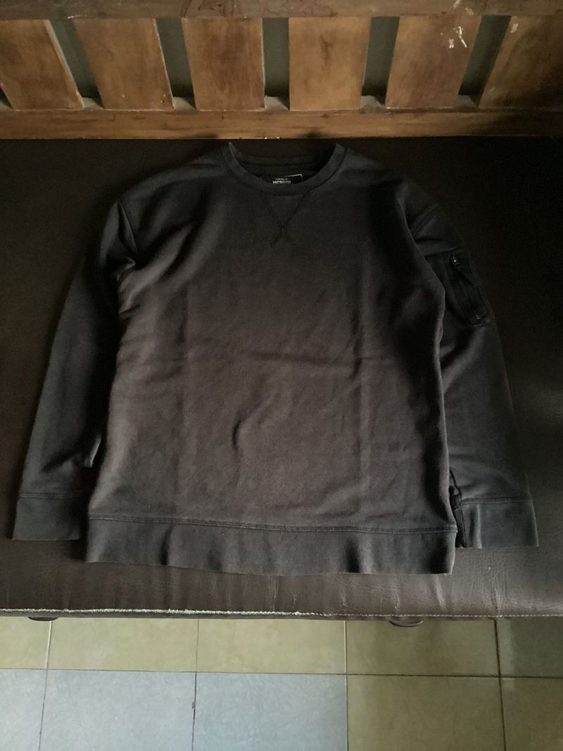 Sweatshirt Crewneck Basic gi0rdano black, foto 2