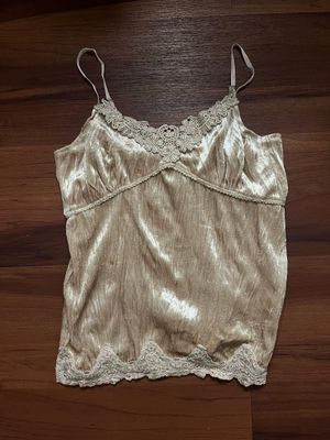 gold cami top
