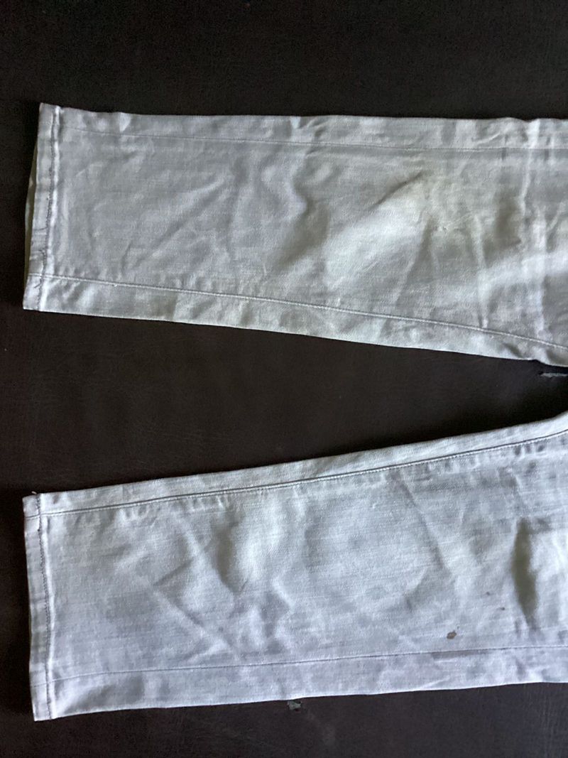 Jeans Short Bawahan celana basic silver long pants, foto 4