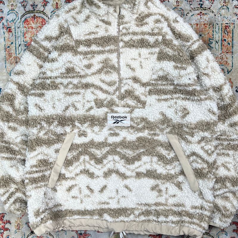 reebok classic escape reversible fleece mountain jacket, foto 6