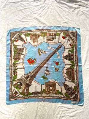 Vintage J. D'ormont Paris Silk Scarf