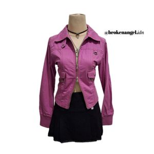 CLRIDE DOUBLE ZIP Y2K JACKET